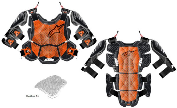 画像1: A-10 V2 FULL CHEST PROTECTOR (1)